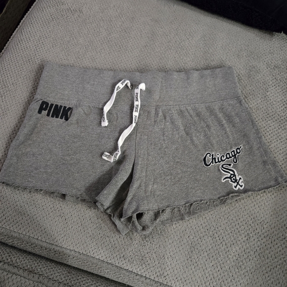 PINK Victoria's Secret Gray Athletic Shorts - Picture 1 of 3
